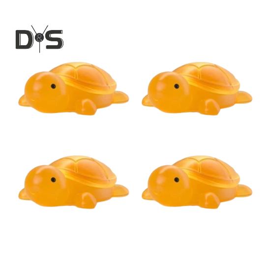 

4 шт. мыла ручной работы с эфирными маслами для детей, натуральные ингредиенты, увлажняющее мыло в форме милой мини-черепахи, ароматизированное мыло ручной работы, подарок для гигиены дома жёлтый
