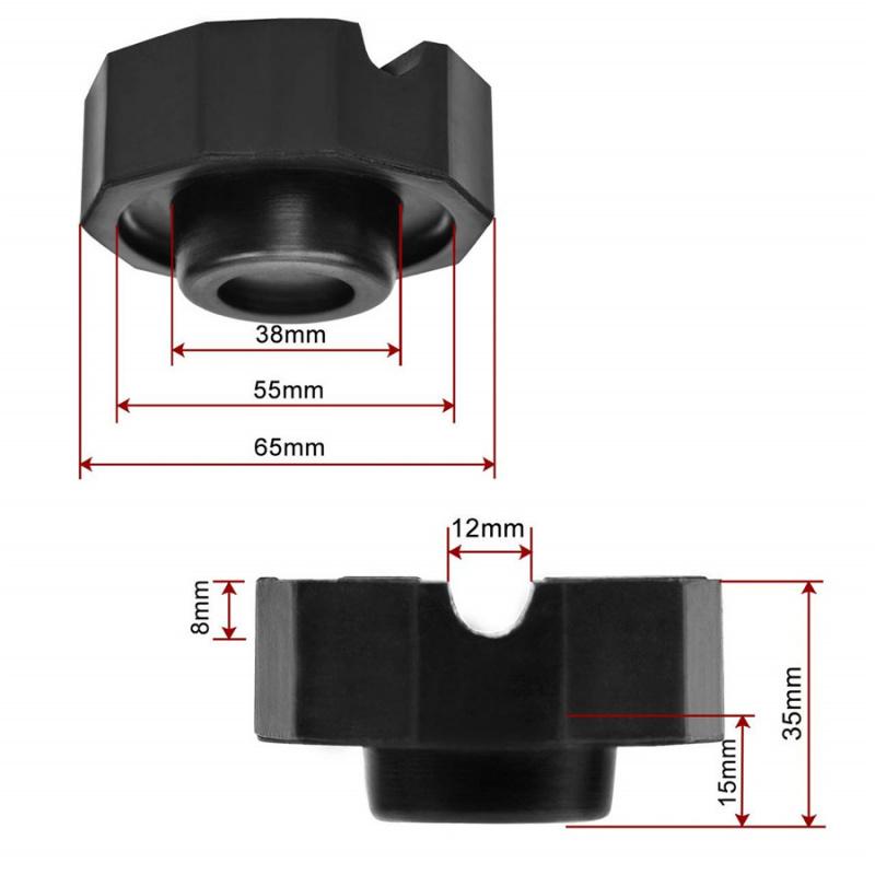 2 Peças Automóvel Universal Decagonal Protetor de Chassi Ranhurado Almofadas de Borracha para Macaco
