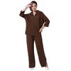 Selvia Women's Co-ords Set|Lycra Oversized Top & Trouser Set|Casual Co-ords Set for Women|Two Piece Co-ord Set|Office We