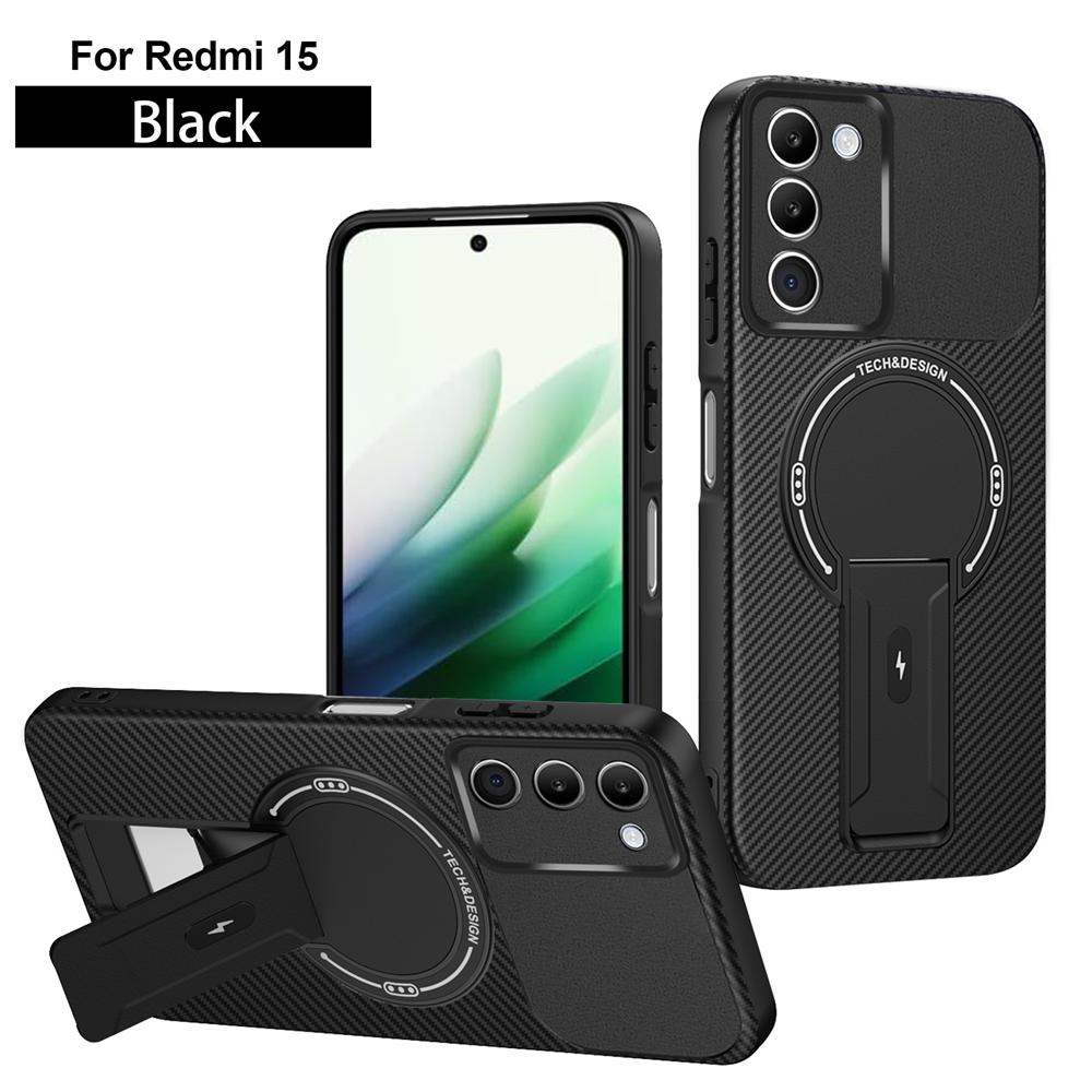 Für Xiaomi Redmi 15 5G 169mm Hülle Magnetische Kabellose Ladung mit Magsafe Armor Case Für Redmy 15 Redmi15 5G Halterung Halter Abdeckung