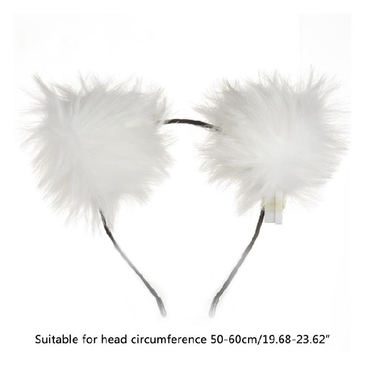 Sweet Hair Accessories Students Washing Face Hairband Fox Ears Hairhoop Glowing