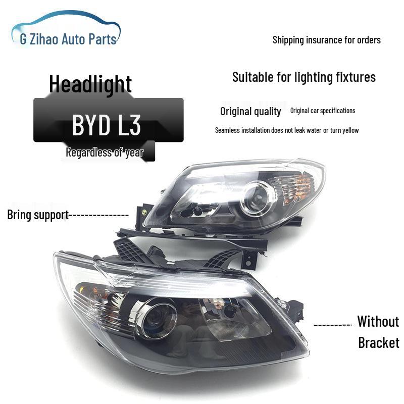Original Headlight Assembly for BYD L3 (2010-2015 Models)