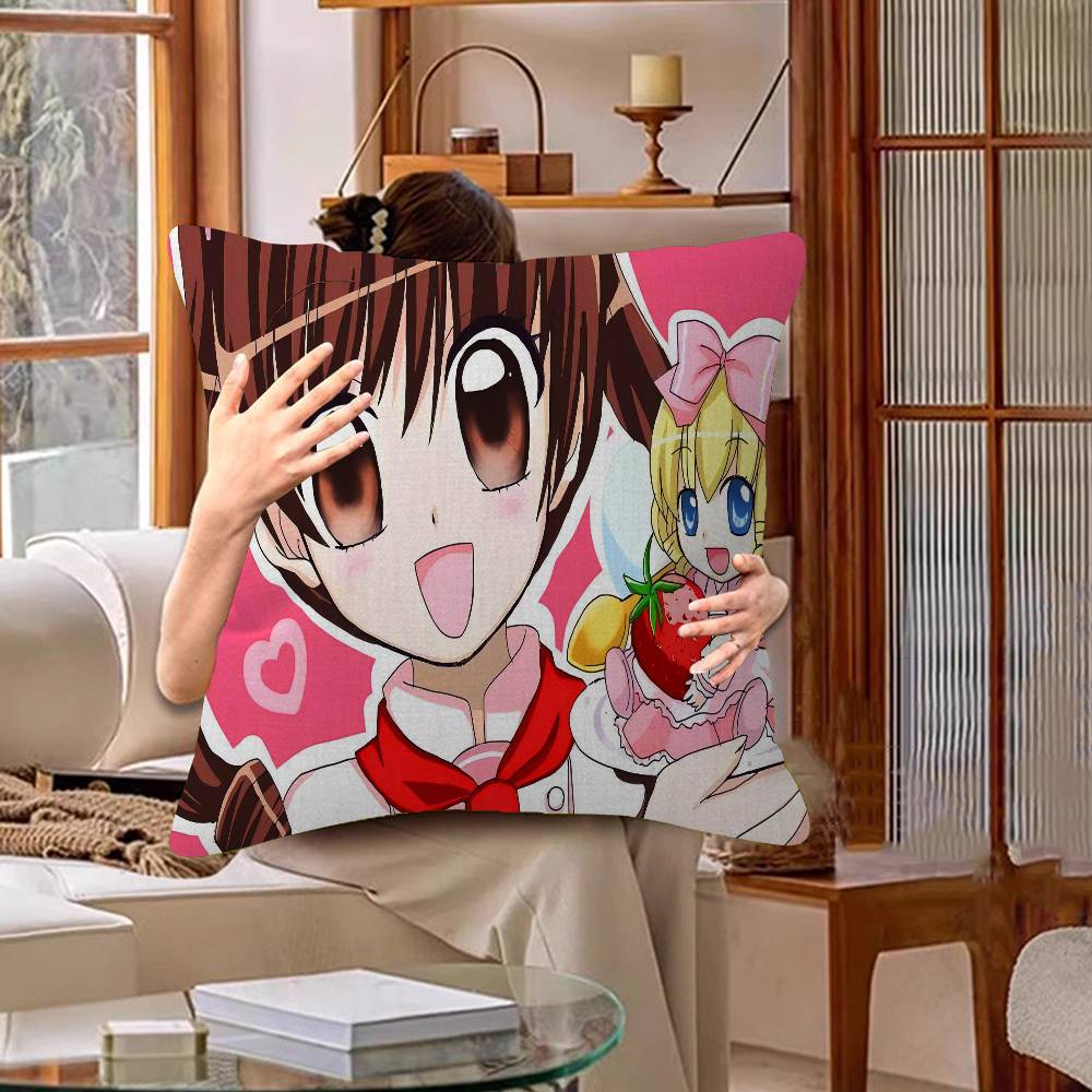 Anime Yumeiro Patissiere Cushion Cover Pillow Cover Decor Pillowcase Printed Cushion Case For Couch