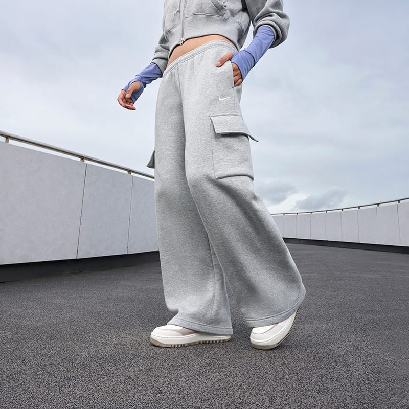 Nike Sportswear NSW PHOENIX FLEECE Lined Mid Rise Thermal Comfortable Cargo Pants Women's IM7489-063