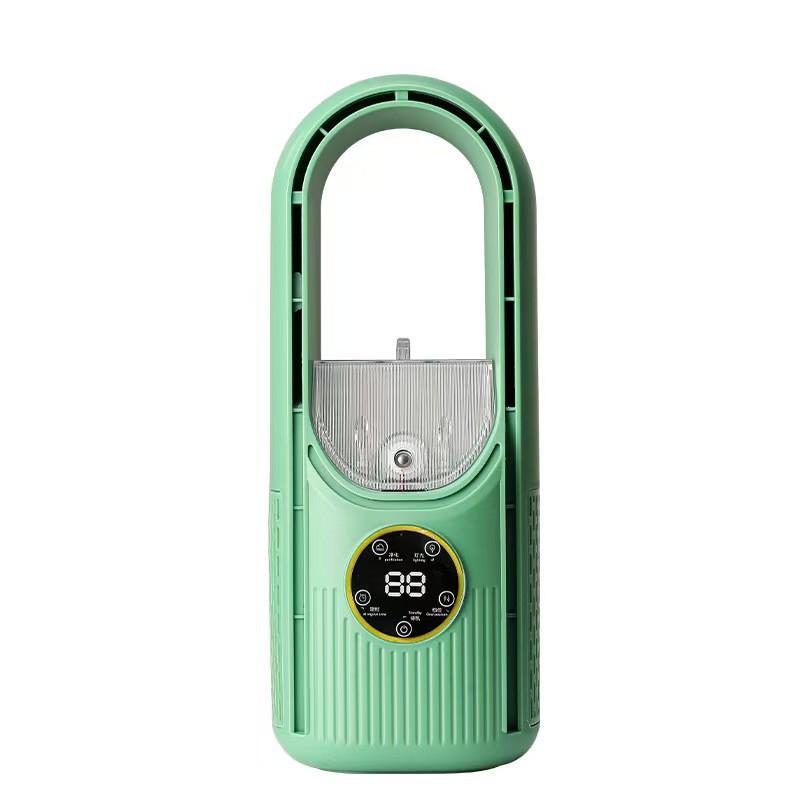 Portable Bladeless USB Mini Fan: Silent Humidifier & Air Conditioner