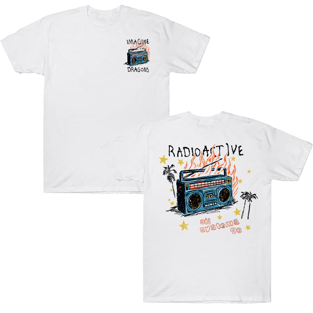 

Imagine Dragons Radioactive Tee Cotton UnisexWomen Tshirt High Quality Soft Unisex Comfortable Hip Hop Fashion Summer Short Sleeve S