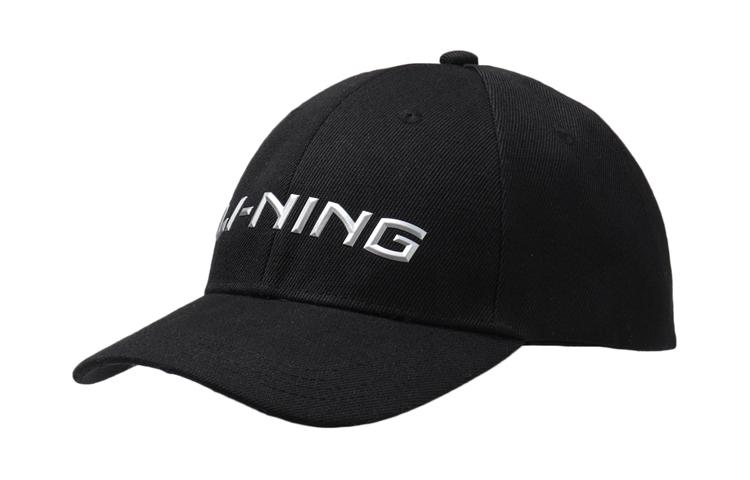 Li Ning Sports Fashion Collection Baseball Caps Unisex Black AMYR004-1