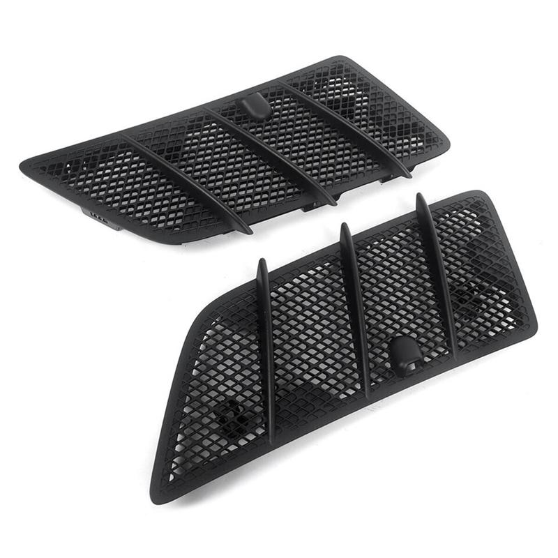 1Pair Hood Air Vent Grille Cover For Mercedes-Benz ML GL-Class W164 2007-2012 ML320 350 ML63AMG GL350 Radiator Vent Grid-A87Q
