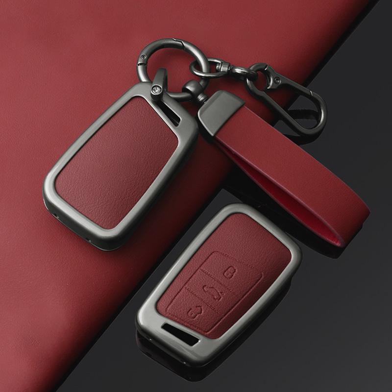 Interior Mouldings Zinc Alloy Car Key Case Cover Shell for VW Volkswagen Magotan GTE Passat B6 B7 B8 CC Skoda Fabia Superb Kodia