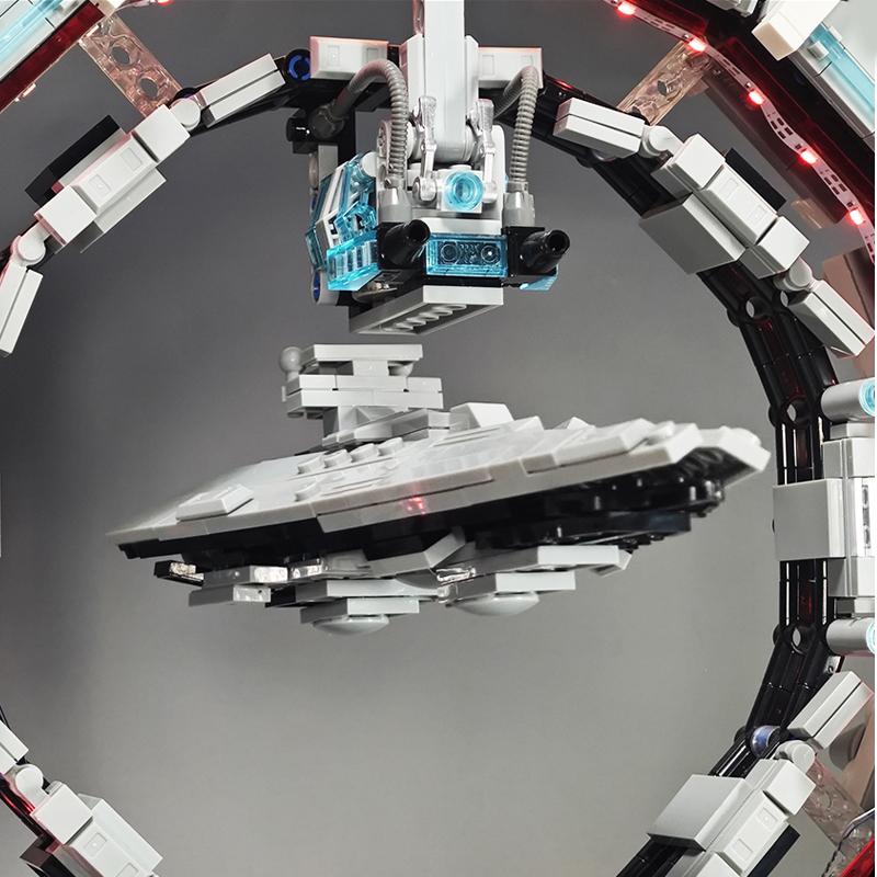 Falcon Spaceship MOC Bricks Model Star Wars Starship Building Blocks Toys DIY Boy Adult Christmas Gifts Room Ornament NEW
