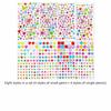 Various Patterns Acrylic  Stickers Self Adhesive Rhinestone Sticker  Children's Stationery