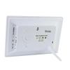 7-Inch HD Digital Photo Frame and Clock with Large Font Calendar IPS Screen