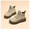 Women Thick Soled Fleece Lined High Top Warm Korean Casual Snow Boots For Ladies