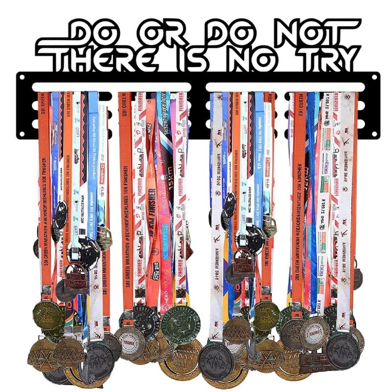 1Pc Rhythmic Gymnastics Medal Hanger Display Female Sports Medal Display Rack Wall Mount Ribbon Display Holder For 40+ Awards