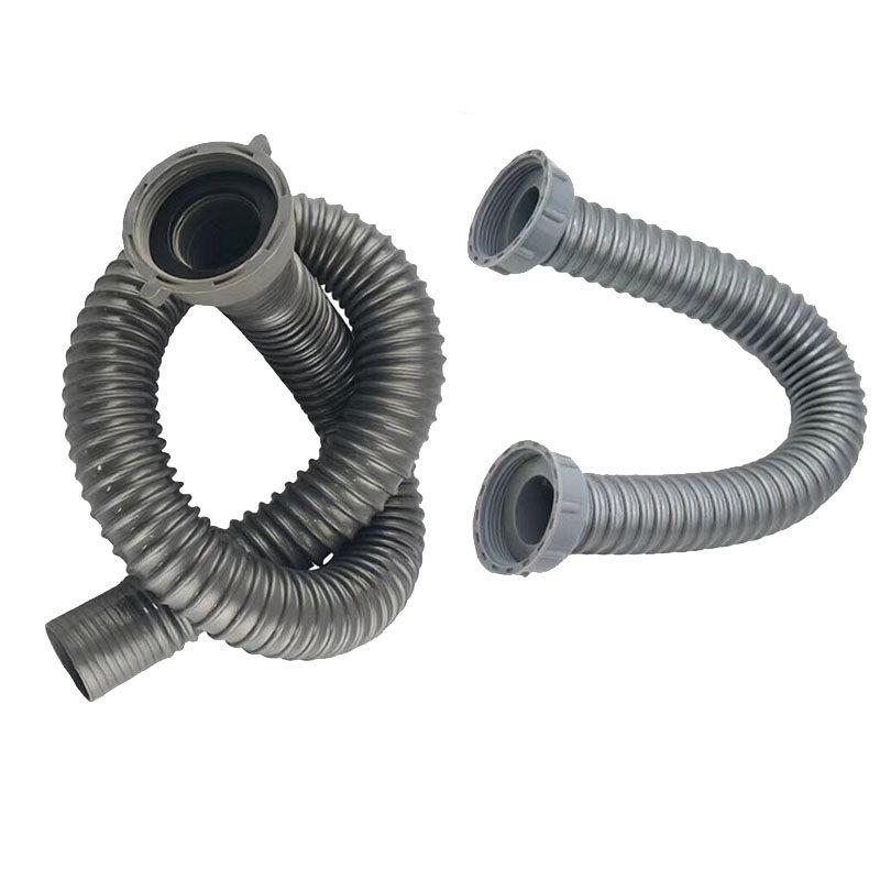 Universal Double Head Kitchen Sink Drain Hose (Extension) - Stretchable Flexible Pipe For Double Bowl