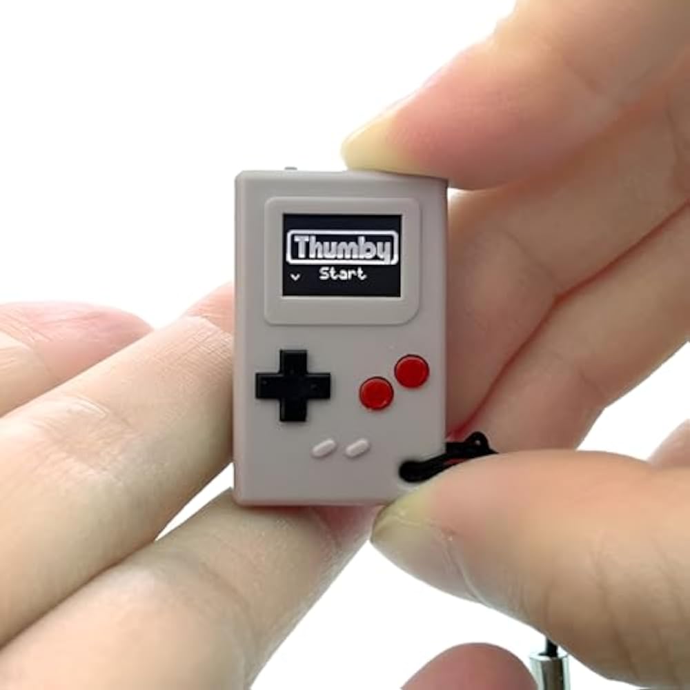 [Genuine] Thumby Thumby Thumby Gray is an ultra-compact game console that you can really play eve...