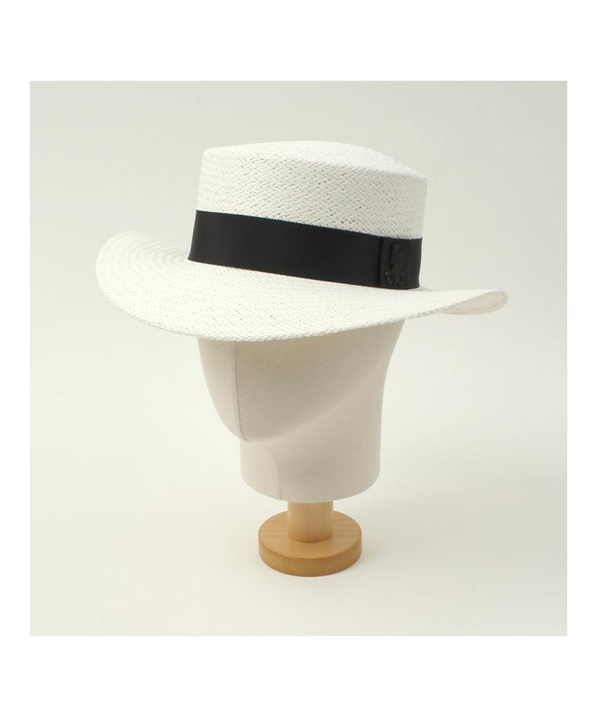 Yunibeosyeolkemiseuteuli Black Line White Panama Hat Panama Hat