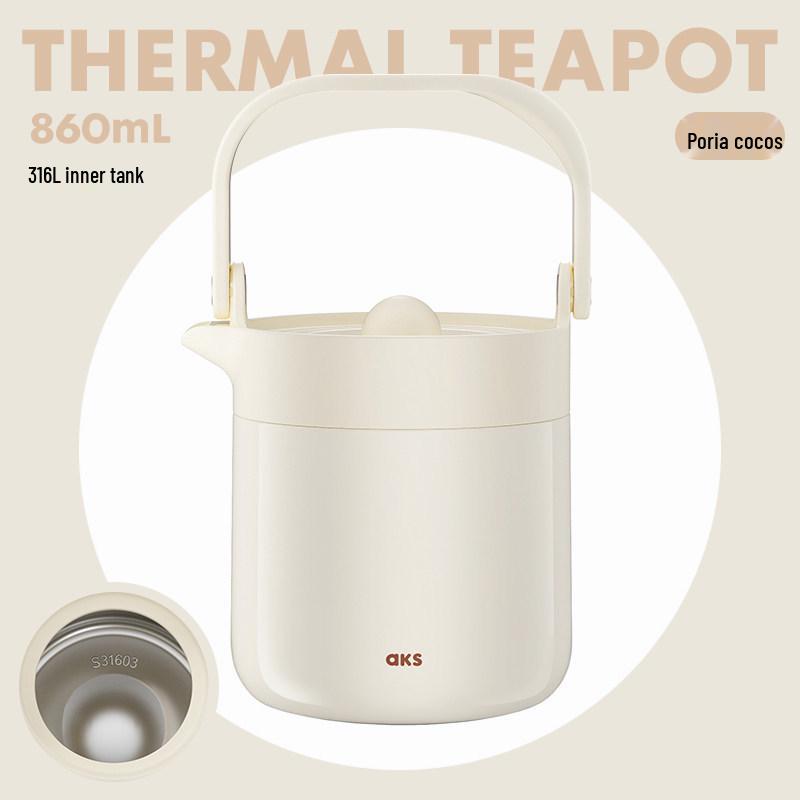 AKS New Style 316 Stainless Steel Tea Infuser & Thermos Pot