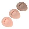 3pcs Simulated 3D Mouth Model Piercing Practice Silicone Mouth Model with Acrylic Stand for Display