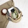 Holiday Style Straw Woven Bag: Large Capacity, Trendy Single Shoulder with Personalized Strap for Women
