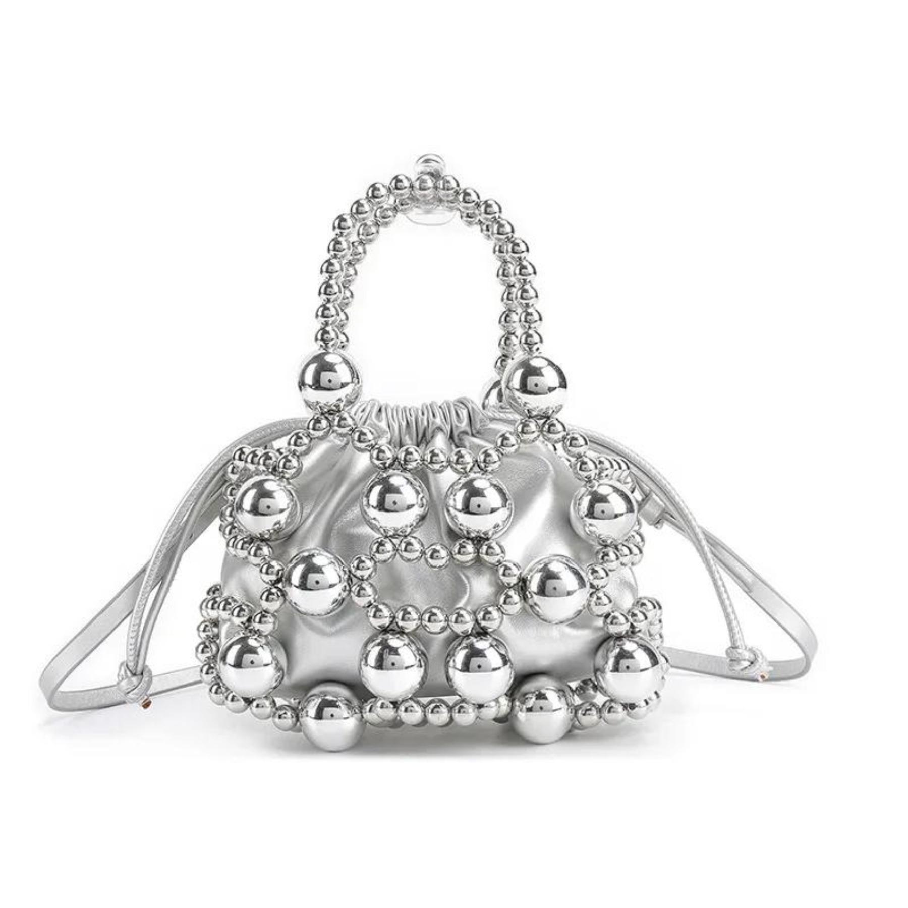 

High End and Niche Handbag for Women in , Trendy and Versatile Crossbody Bag with Beaded Bracelets, Portable Work Bag