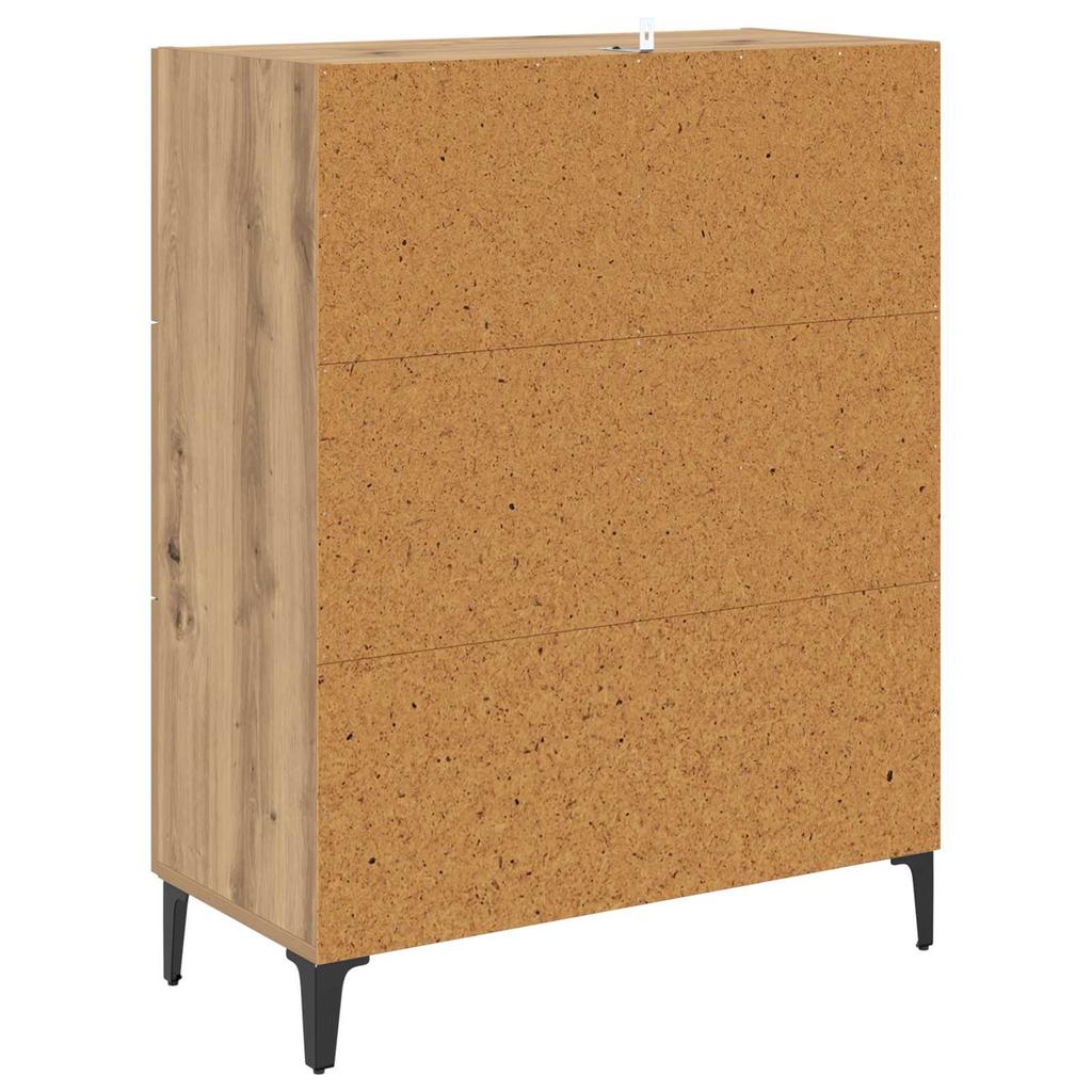 Sideboard Artisan Oak 69.5 x 34 x 90 cm Engineered Wood and Iron