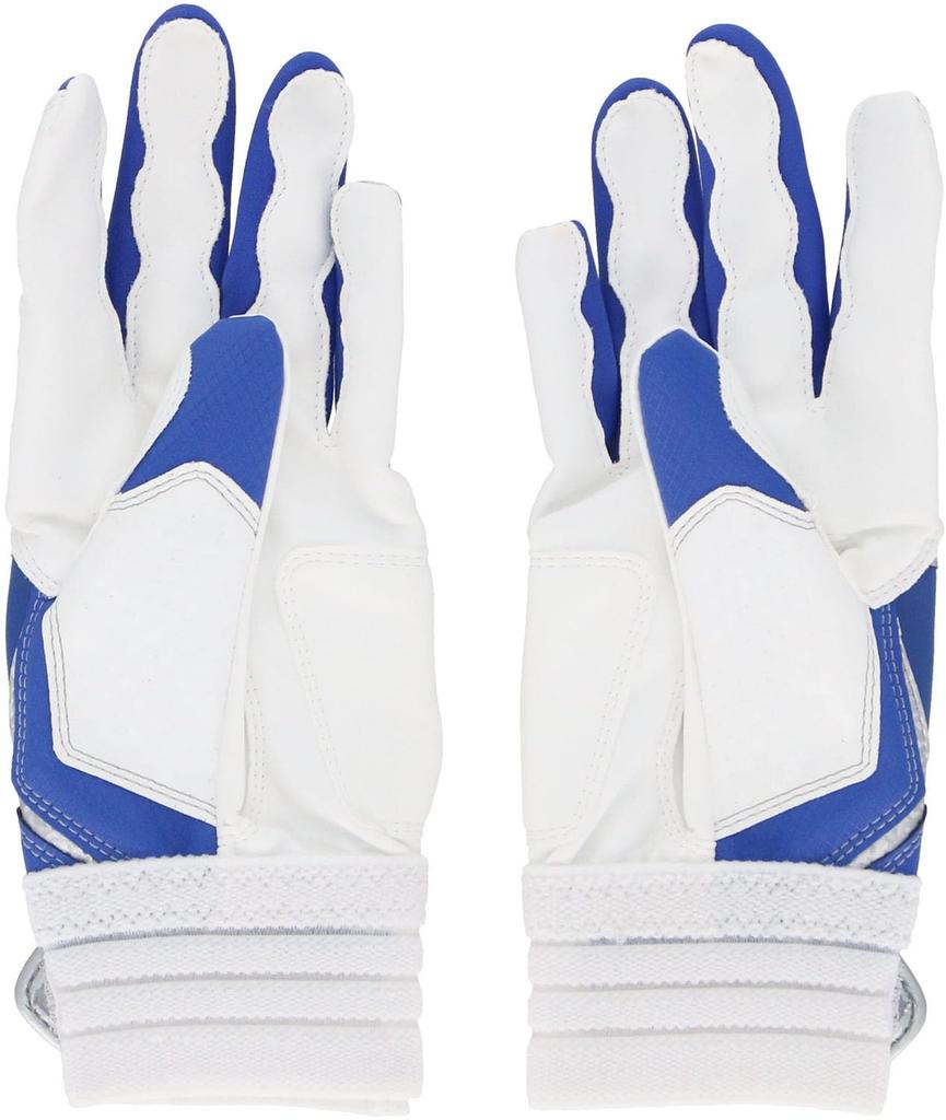 adidas Baseball Batting JL LBG904 Gloves, 51, Junior, Blue/Silver (2313),