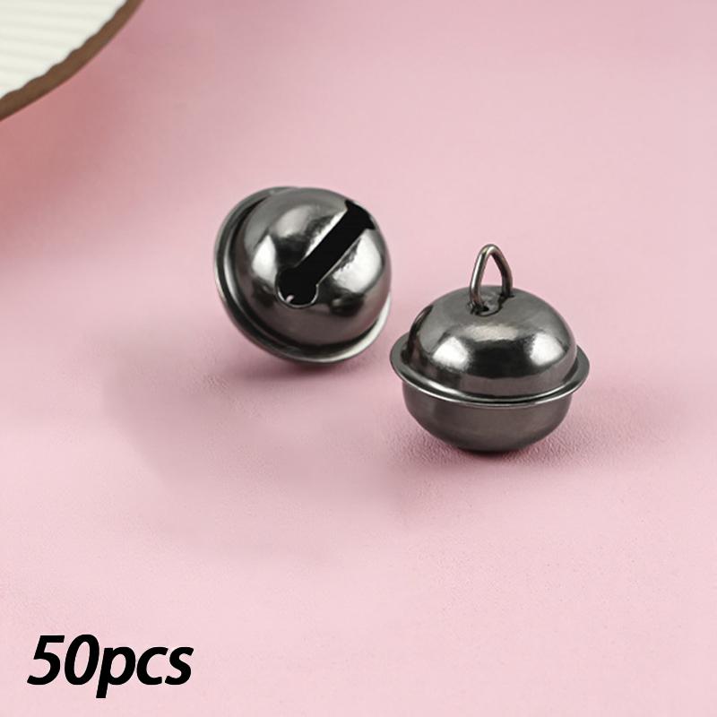 Clochettes Colorées 14/18/22mm Petit Pendentif Accessoires Porte-clés DIY Clochettes Rondes pour Animaux (50 pièces)