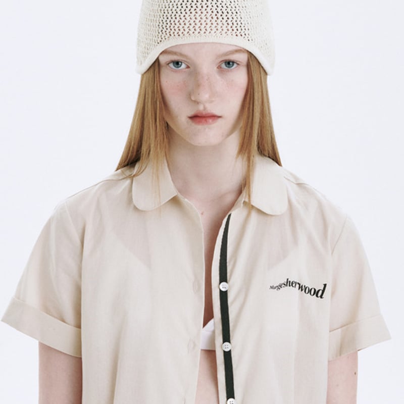 

MARGESHERWOOD CROCHET ROUND BEANIE_ivory ivory