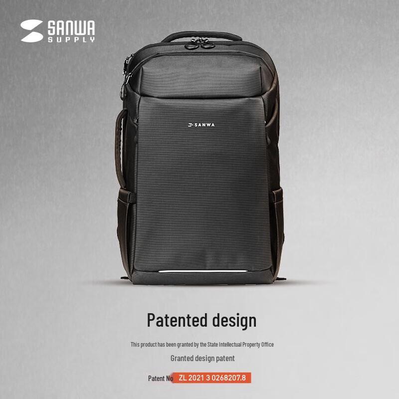 

Sanwa BAG-BPC5BK Business Laptop Backpack with USB Port