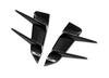 3pcs For MG4 EV Car Front Bumper Spoiler Side Air Vent Trim Black ABS Cover Decor Lower Bumper Panel Protector Auto Decoration