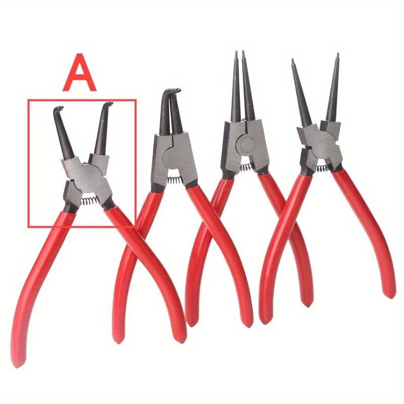 

7 Retainer Ring Circlip Pliers Internal External Circlip Pliers Tip Straight Bent Jaw for Ring Remover Retaining A