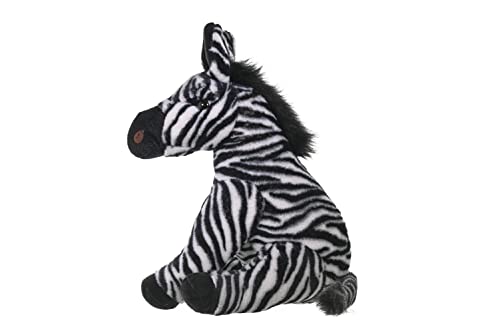 Wild Republic Zebra Plush Toy, Soft and Fluffy, Baby Wild Animal, 12" W20 X D24 X H30cm (19378)