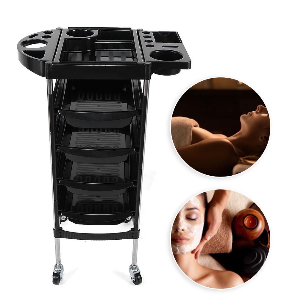 

Hairdressing Trolley 5 Layers Lightweight Storage Trolley for Hair Salon Barber Shop