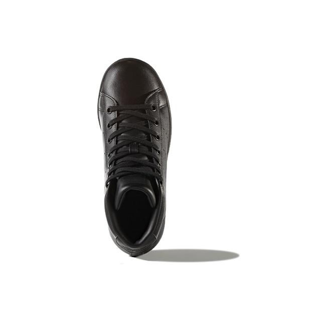 adidas Originals Stan Smith Series Comfortable Casual Durable High-Top Kids Skate Shoes Kids Skate Shoes Black BZ0097