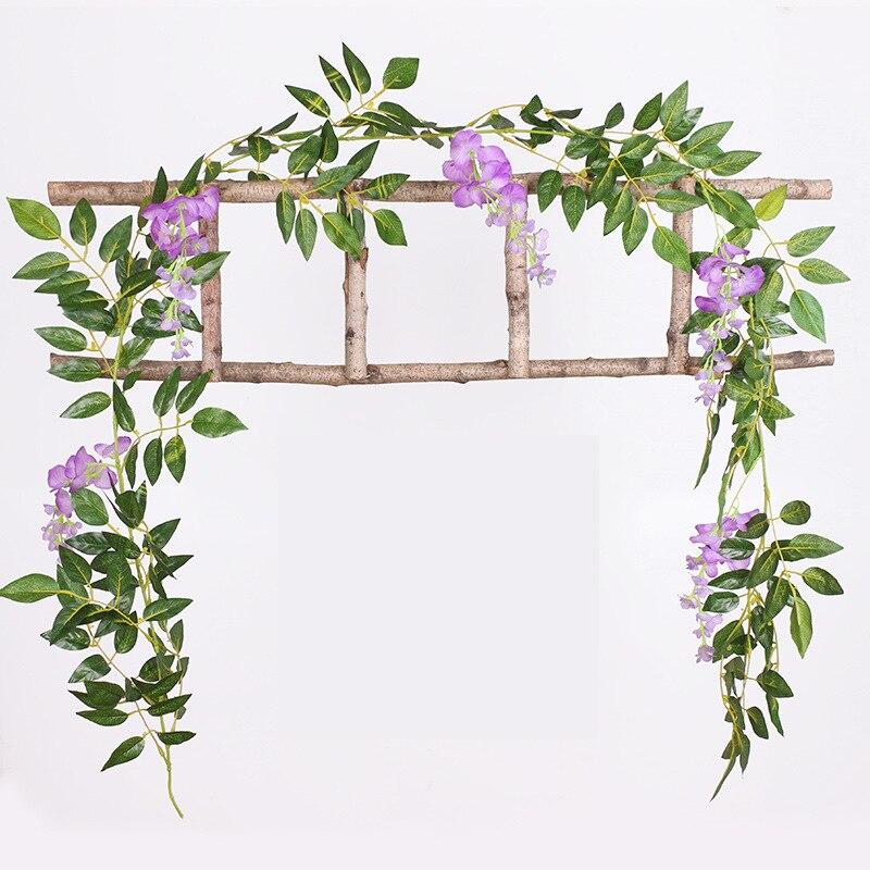 Artificial Flowers Wedding Vine Wedding Decor Ivy Decoration Real Touch Silk Flower String Home Hanging Garland Party