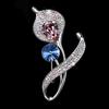 Coat brooch Women's high-end exquisite pin Big breasted flower star with the same anti-light suit and accessories
