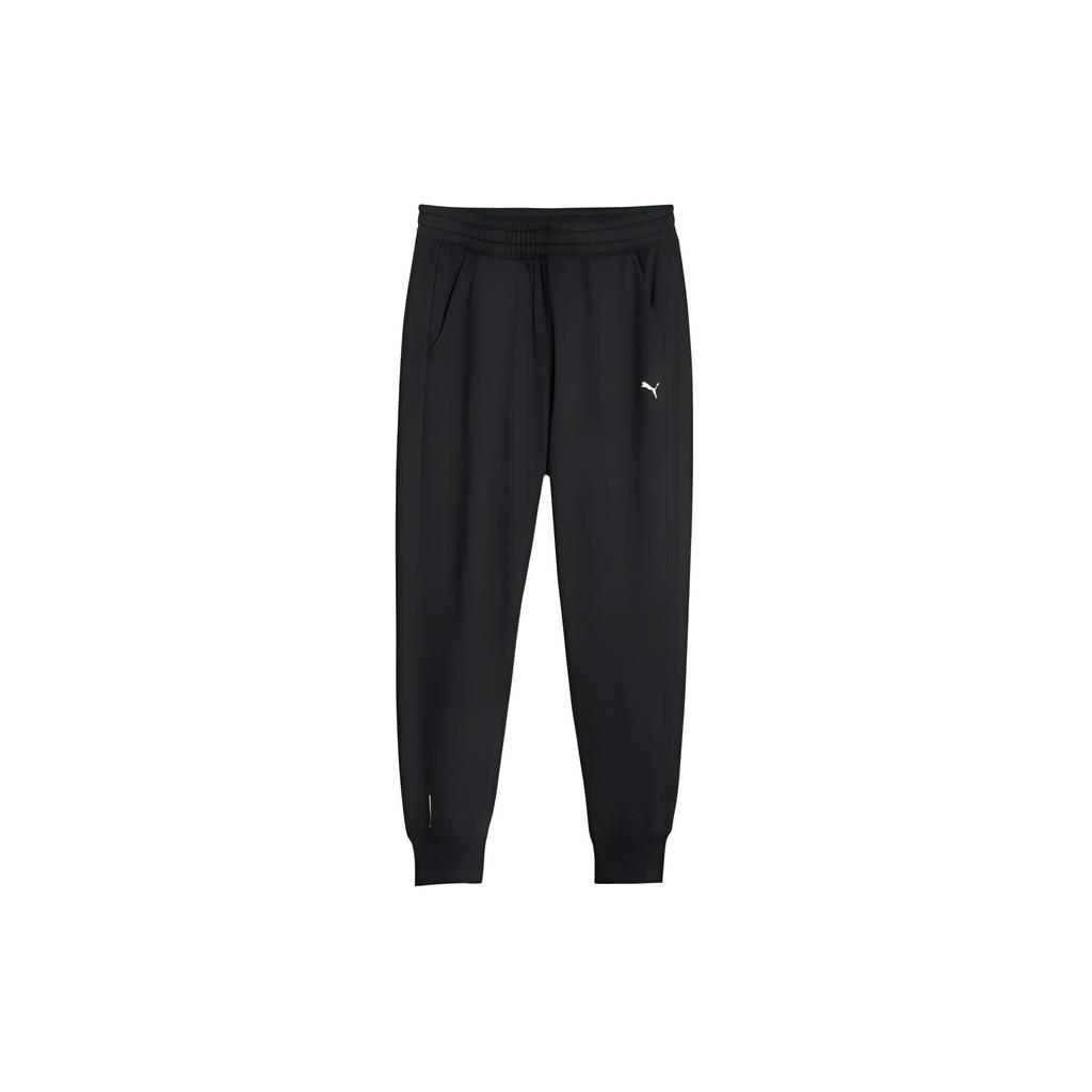 Puma Train Favorite Fleece Training Pants Solid Color Elastic Sweat Absorbent Casual Pants Women pants Black 524234-01