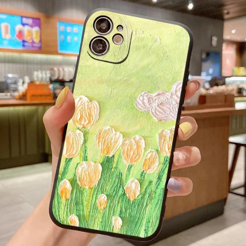 

Узорный чехол для телефона для Samsung Galaxy S23 Ultra Plus S22 S21 FE S20 S8 S9 S10 S7 Edge S10E Lite Цветочный силиконовый чехол-накладка For Samsung S10 Lite