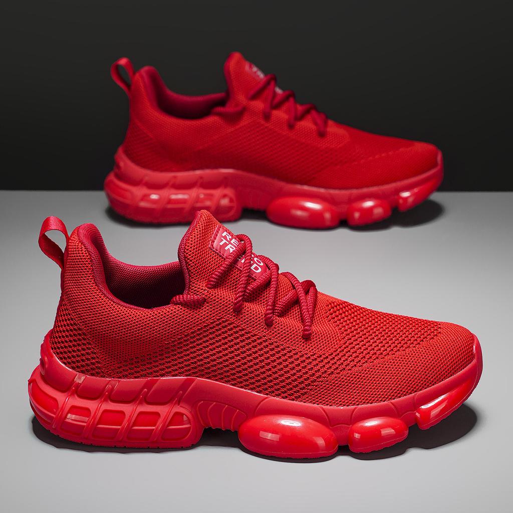 Sneakers Wear-resistant Running Shoes Large Size Breathable Mesh Youth Tide Basketball Shoes Spring and Autumn