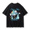 Japanese Anime Hatsune Miku Unisex Womens Tshirt Harajuku Street Casual Fashion Cotton Shortsleeve Soft and Breathable