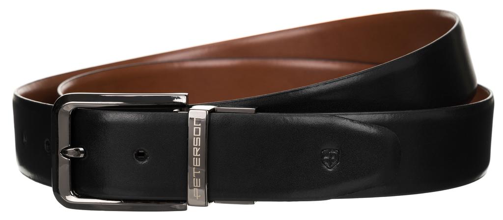 sk belt PTN RB35-95-MET-0995 Black-Brown