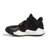 Deep Threat Comfortable And Trendy Breathable Mid Top Children's Basketball Shoes Black Gold FX8644