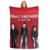 Vintage The Eras Tour 2023 Jonas Brothers JB The Album Blanket Flannel Sofa Throw Blanket for Bedroom Travel Throws Bedspread