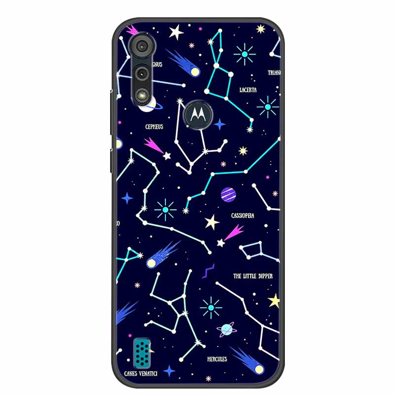 Phone Case for Motorola Moto E6i / E6s 2020 Shockproof Soft Silicone TPU Back Cover for Moto E6s 2020 E 6S 6i Cases Marble Print