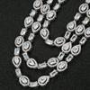 Exaggerated Luxury Zircon Necklace Earrings Set Bridal Wedding Dress Dress Dinner Premium Jewelry Holiday Wear