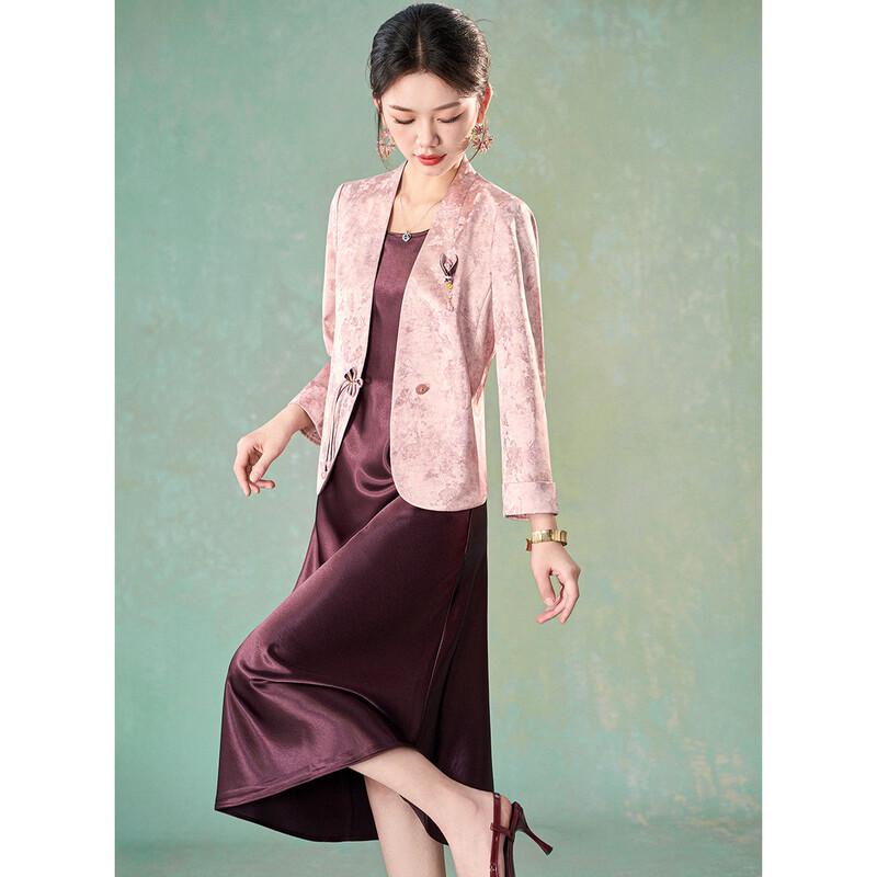 New Chinese Style Jacquard Suit Set