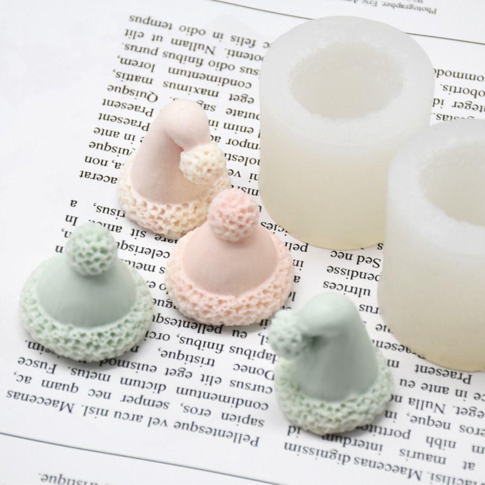 Soap Mold Christmas Hat Silicone Mold 3D Baking Mould Chocolate Candle Mold  Candle Making