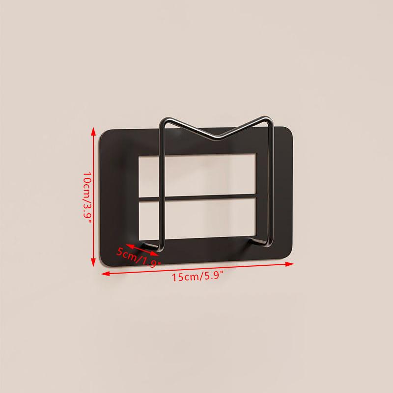 

Популярный универсальный настенный держатель для маршрутизатора и приставки - многоцелевая полка для хранения без сверления с практичными крючками L