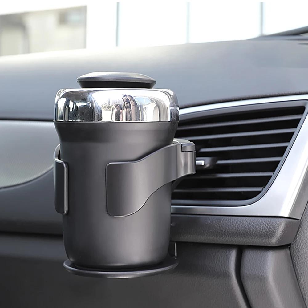 Universal Car Cup Holder Air Vent Mount Stand - Beverage Ashtray Can Mounts Drink Coffee Bottle Holder Auto Accessory